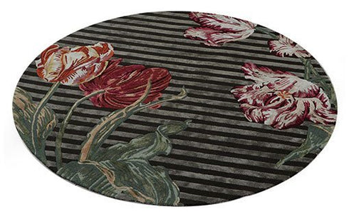 Floret Pink Beige Round